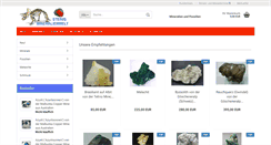 Desktop Screenshot of mineralien-fossilien.com