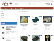 Tablet Screenshot of mineralien-fossilien.com